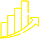 Trading chart going to top